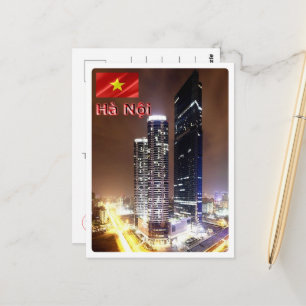 Carte Postale Hanoï - Tour de visite par nuit - Vietnam -