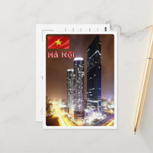 Carte Postale Hanoi - Tour Landmark de nuit - Vietnam -