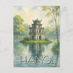 Carte Postale Hanoï Turtle Tour Vietnam Voyage
