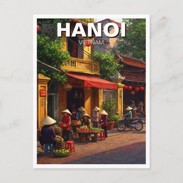 Carte Postale Hanoï Vietnam Travel (Devant)
