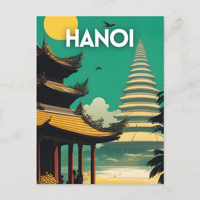 Carte Postale Hanoï Vietnam Travel (Devant)