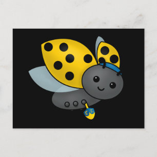 Carte Postale Hanoukka Ladybug
