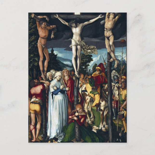 Carte Postale Hans Baldung Grien La crucifixion du Christ (Devant)