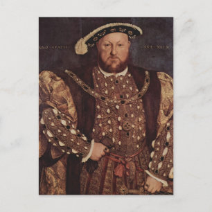 Carte Postale Hans Holbein le jeune - Portrait de Henri VIII