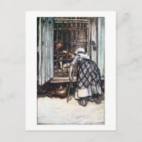 Hansel mis en cage par la sorcière