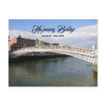 Carte postale Ha'penny Bridge Dublin Ireland