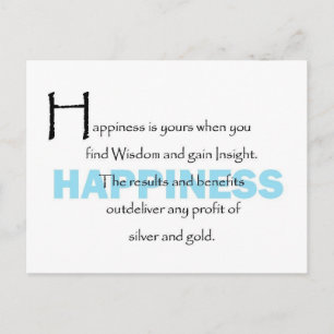 Carte Postale Happiness Is Yours
