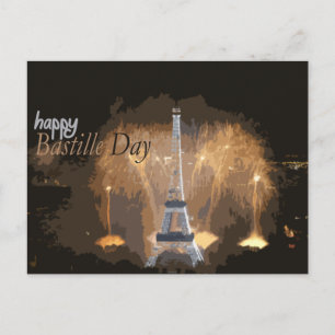 Carte Postale Happy Bastille Day France v2