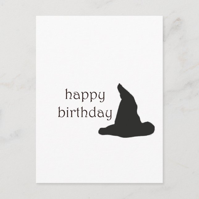 Carte Postale happy birthday (Devant)