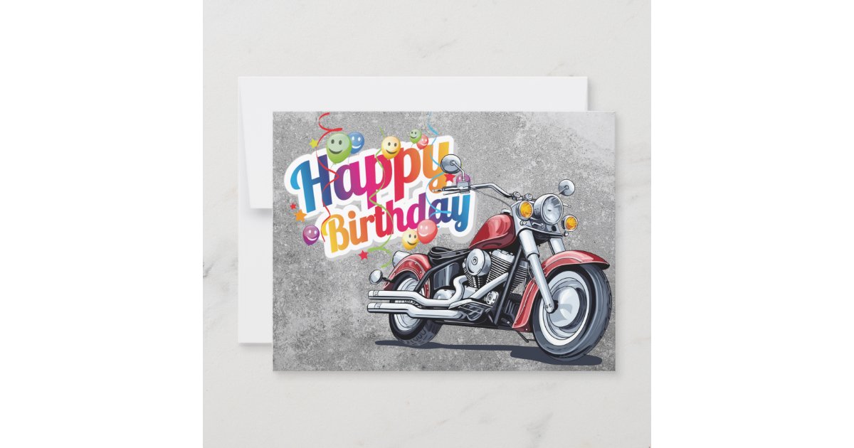Happy Birthday Biker Lustignull