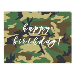 Cartes Postales D Anniversaire Militaire Originales Zazzle Ca