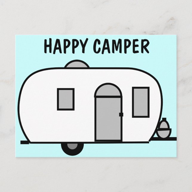 Carte postale Happy Camper (Devant)