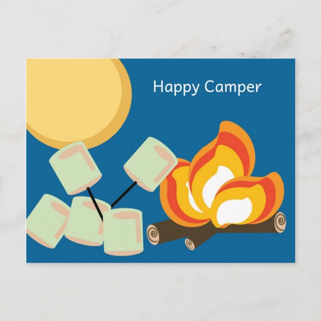 Carte postale Happy Camper (Devant)