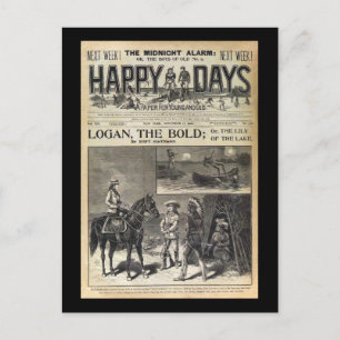 Carte Postale Happy Days A Paper for Young and Old 1905