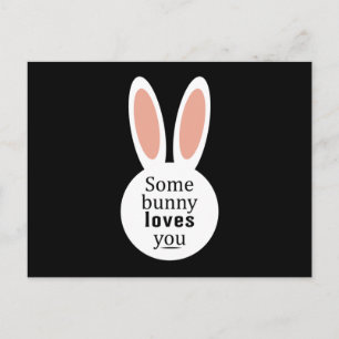Carte Postale Happy Easter Bunny Spring Easter Egg Funny