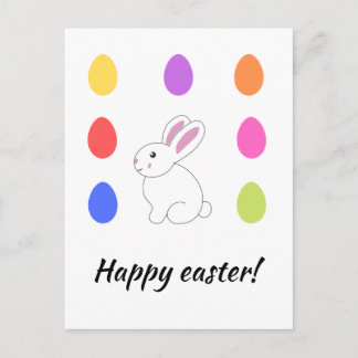 Carte postale Happy Easter personnalisée