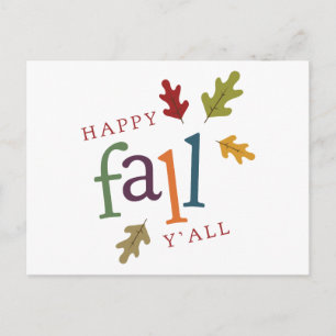 Carte Postale Happy Fall