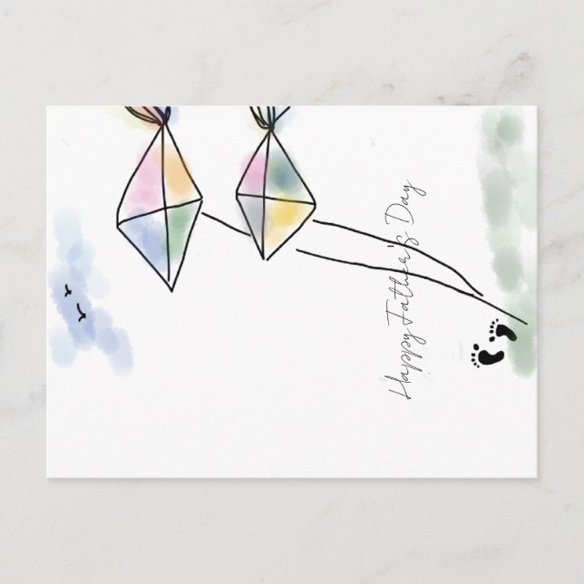 Carte Postale Happy Father's Day (Devant)