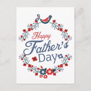Carte Postale Happy Fête des pères Sticker