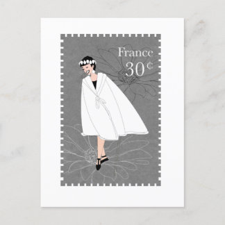Carte postale Happy Girl France