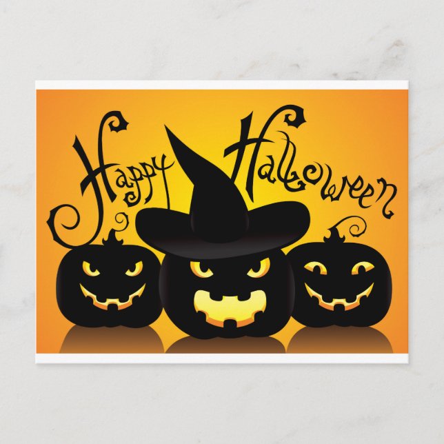 Carte Postale Happy Halloween (Devant)