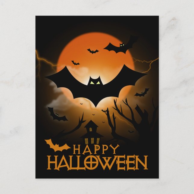 Carte Postale Happy Halloween 2 (Devant)