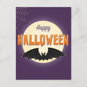 Carte Postale Happy Halloween chauve chauve