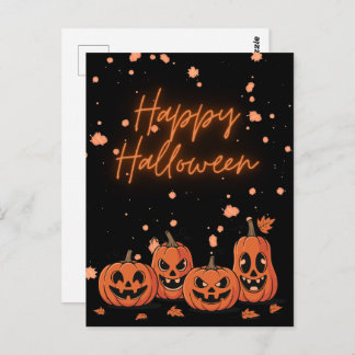 Carte Postale Happy Halloween Postcard