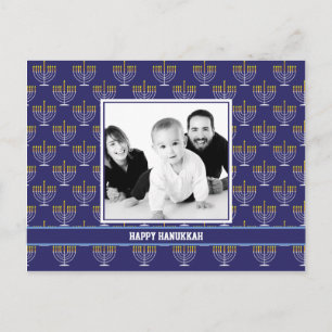Carte Postale 🕎 Happy Hanoukka, sa propre image, personnalisabl