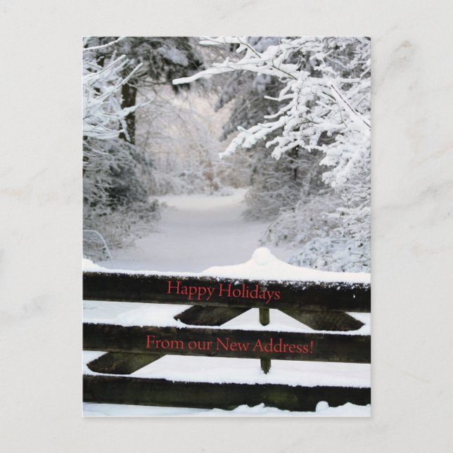 Carte Postale Happy Holidays (Devant)