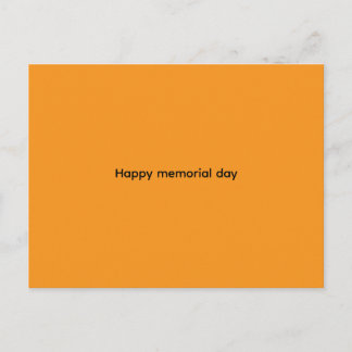Carte Postale Happy memorial day nniversary Cards