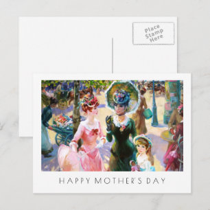 Carte Postale Happy Mother's Day. Vintage Art