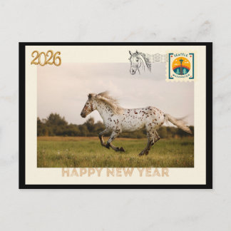 Carte Postale Happy New Year 2026 postcard