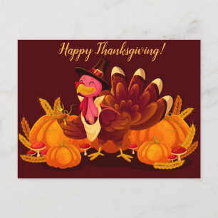Carte Postale Happy Thanksgiving