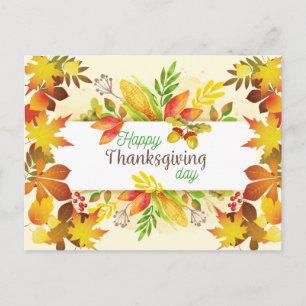 Carte Postale Happy Thanksgiving