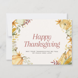 Carte Postale Happy thanksgiving