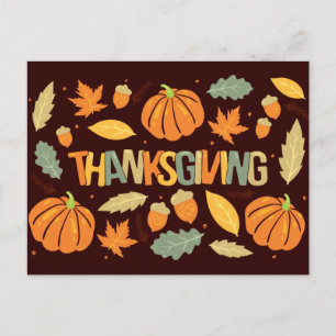 Carte Postale Happy Thanksgiving