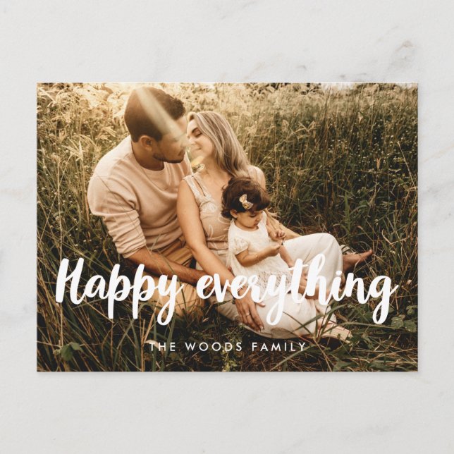 Carte Postale Happy tout Modern Holiday photo (Devant)