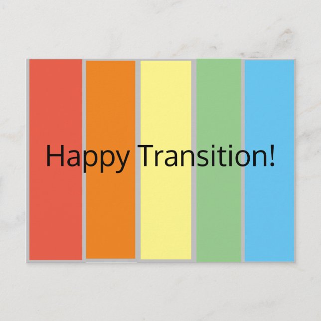 Carte postale Happy Transition (Devant)