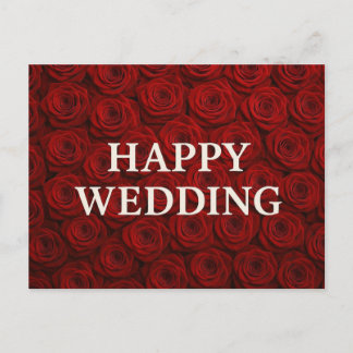 Carte Postale Happy Wedding Postcards 
