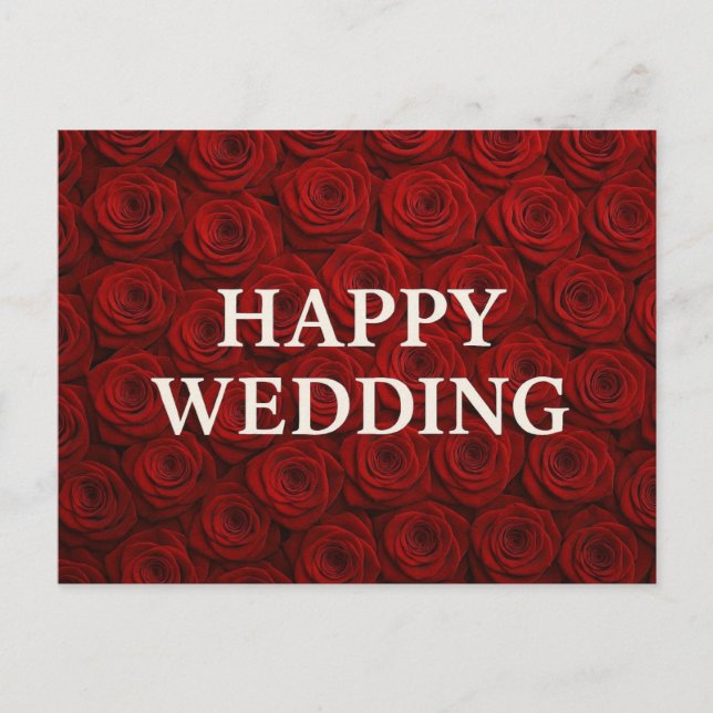 Carte Postale Happy Wedding Postcards  (Devant)