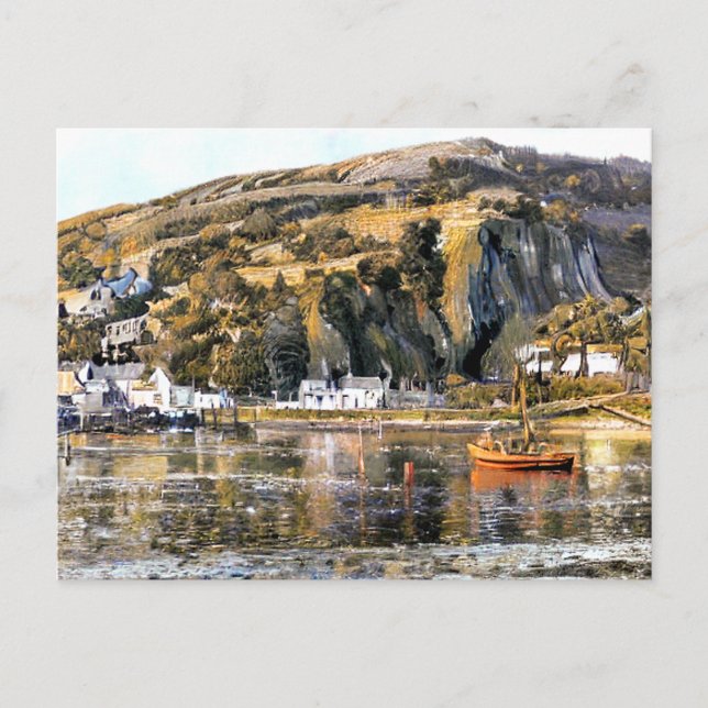 CARTE POSTALE HARBOUR BARMOUTH WALES (Devant)