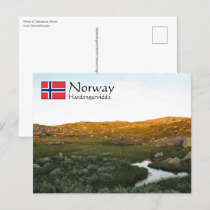Carte postale Hardangervidda Norvège