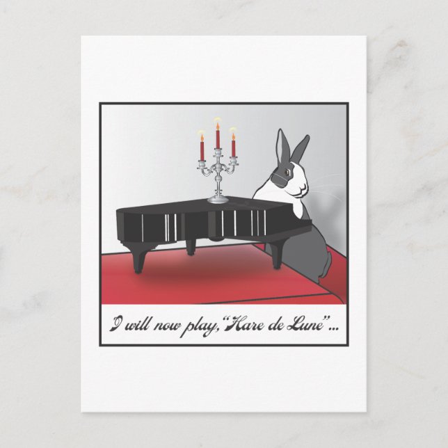 CARTE POSTALE HARE DE LUNE (Devant)