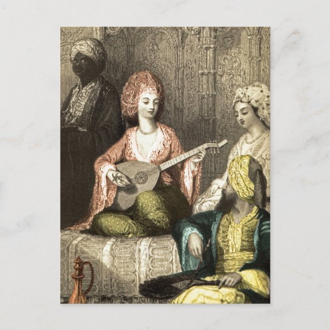 Carte Postale Harem turc 1 (Devant)
