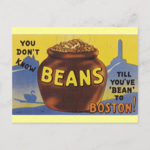 Carte Postale Haricots cuits à Boston