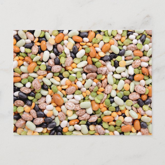 Carte Postale Haricots mixtes (Devant)