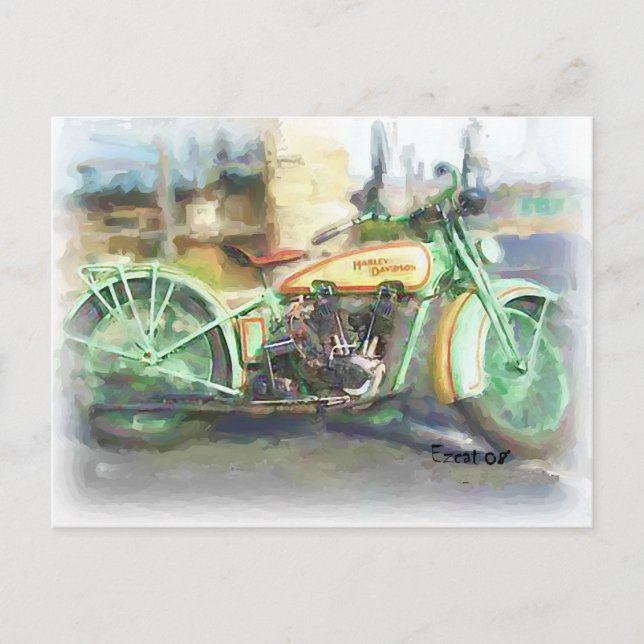Carte Postale Harley 1929 (Devant)