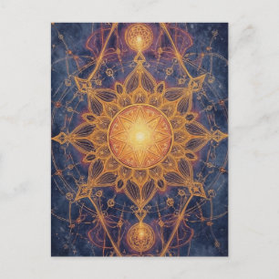 Carte Postale Harmonie Céleste – Portail de la Lumière Sacrée