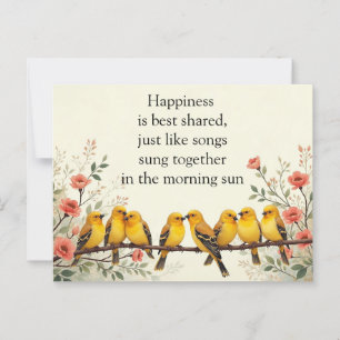 Carte Postale Harmonie en fleurs